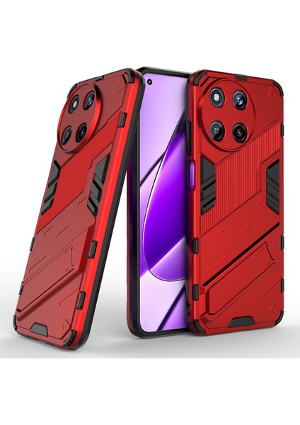 Realme 11 4g Kickstand Kılıf Tpu + Pc Telefon Kapağı (Yurt Dışından)
