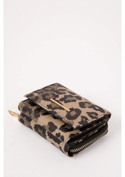 Kadın Leopar Desenli Suni Deri Cüzdan indirimleri