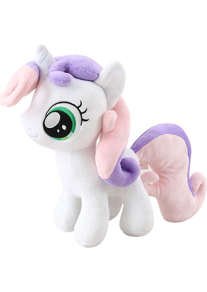 Unicorn Midilli Peluş Oyuncak Mor Yue Saçak Ejderha Karikatür Makinesi (Yurt Dışından)