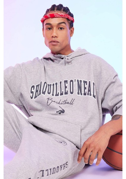 Fit Shaquille O'Neal Boxy Fit Kapüşonlu Sweatshirt D1517AX24AU