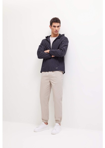 Su İtici Slim Fit Dar Kesim Kapüşonlu Fermuarlı Mevsimlik Baharlık Mont C5821AX24AU fiyatları