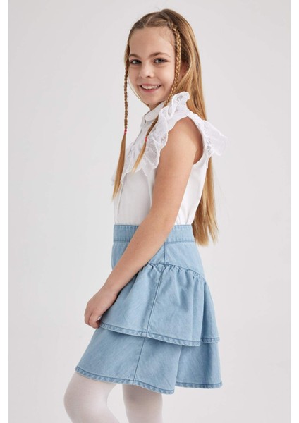 Kız Çocuk Jean Etek Z7327A623SM indirimleri
