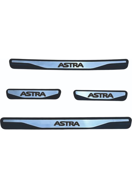 Astra K Kapı Eşiği 2018-2021 New Krom Kapı Eşiği 4 Parça Paslanmaz Çelik