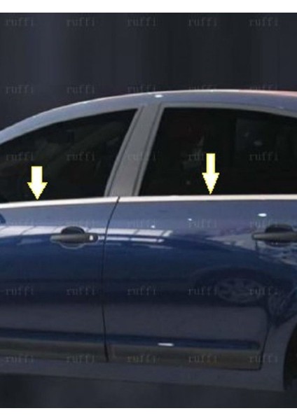Citroen C-4 2005-2010 Modeller Arası Hb Krom Cam Çıtası 8 Parça Paslanmaz Çelik fiyatları