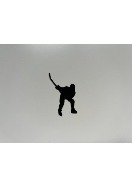 Dekoratif Hokey Oyuncusu Duvar Figürü