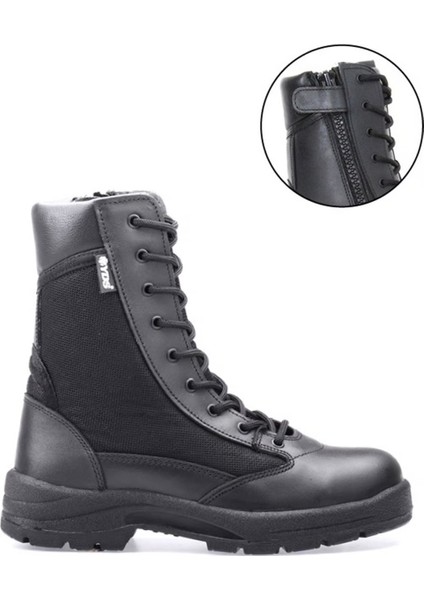 ml 100 C Bot -Siyah, Fermuarlı Hakiki Deri Yazlık Askeri Bot fiyatları