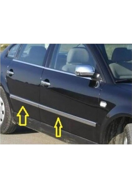 Vw Passat 3b 1998-2004 Model Arası Krom Yan Kapı Çıtası 4 Parça Paslanmaz Çelik fiyatları