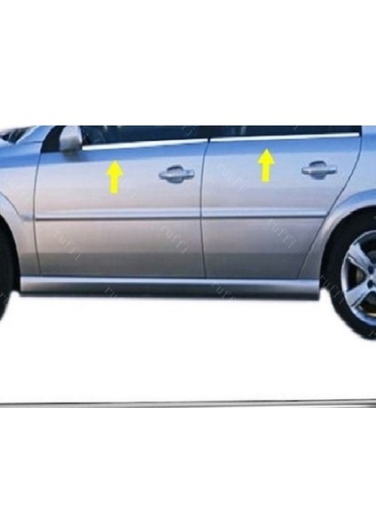 Opel Vectra C 2002-2003-2004-2005-2006-2007-2008 Krom Cam Çıtası 4 Parça Paslanmaz Çelik fiyatları