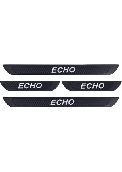 Geely Echo 2008-2012 Modeller Old Karbon Kapı Eşiği 4 Parça Krom Yazılı modelleri
