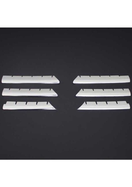 Renault Megane-2 2004-2006 Model Arası Krom Ön Panjur 6 Parça Paslanmaz Çelik