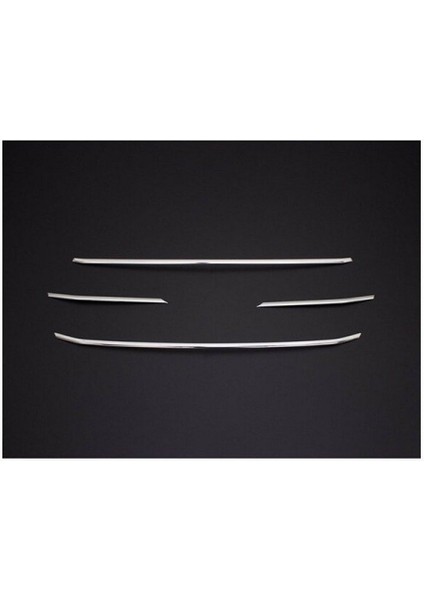 Ford Transit 2019 ve Üzeri Krom Ön Panjur 4 Parça Paslanmaz Çelik