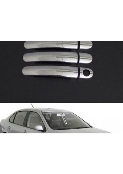Seat Toledo 1999-2005 Krom Kapı Kolu 4 Kapı Paslanmaz Çelik