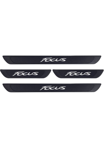Ford Focus 1998-2005 Modeller Old Karbon Kapı Eşiği 4 Parça Krom Yazılı modelleri