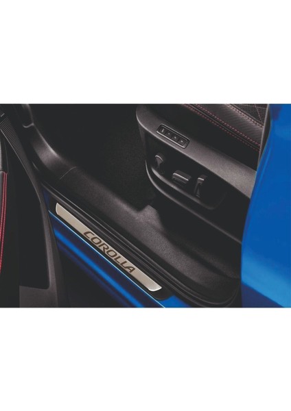 Toyota Corolla 2019 Modeller Old Krom Kapı Eşiği 4 Parça Paslanmaz Çelik fırsatları