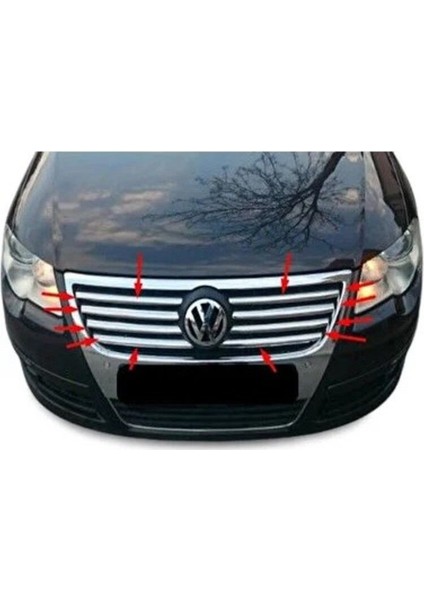 Vw Passat 3c 2005-2011 Model Arası Krom Ön Panjur 8 Parça Paslanmaz Çelik fiyatları
