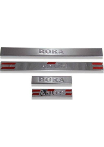 Volkswagen Bora 1998-2004 Krom Kapı Eşiği 4 Parça Paslanmaz Çelik fiyatları