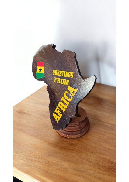 Vintage Greetings From Afrıca Temalı Ahşap Kalemlik Biblo modelleri