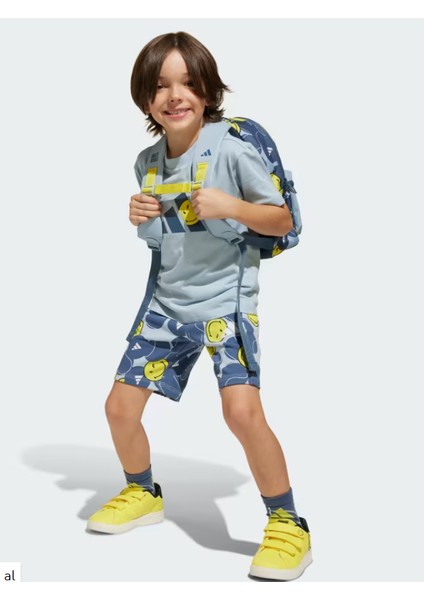 Kid's x Smileyworld Summerset Çocuk T-Shirt -Şort Takımı JJ3066