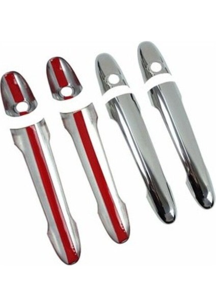 Vw Volt / LT35 1998-2006 Model Arası Krom Kapı Kolu 4 Kapı 8 Parça Paslanmaz Çelik