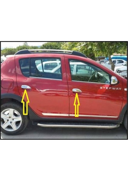 Dacia Sandero Stepway 2012-2020 Model Arası Krom Kapı Kolu 4 Kapı Paslanmaz Çelik fiyatları