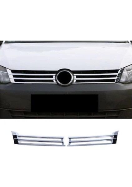 Vw Caddy 2003-2010 Model Arası Krom Ön Panjur Bütün Paslanmaz Çelik