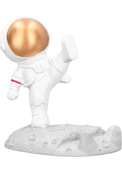 Reçine Astronot Tablet Cep Telefonu Tutucu