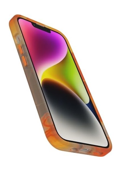 Slim & Sturdy Serisi Kılıf iPhone 14 Için Magsafe, Darbeye Dayanıklı, Düşmeye Dayanıklı, Ultra Ince, Ince Koruyucu Kılıf, Askeri Standartlara Göre Test Edilmiştir, Turuncu