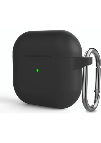 Apple Airpods 4 ile Uyumlu Kılıf 4. Nesil Airp-Ods Kılıf 2024 Professional Termoplastik Soft Kancalı Tam Kaplayan Halcyon Kılıf Airpods 4 ile Uyumlu Kılıf