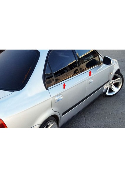 Honda Cıvıc 1996 2002 Cam Çıtası 4 Parça