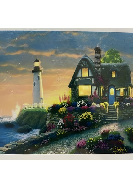 5d Yapışan Boncuk Goblen 30 x 40 cm Mozaik Tablo Pano 60711