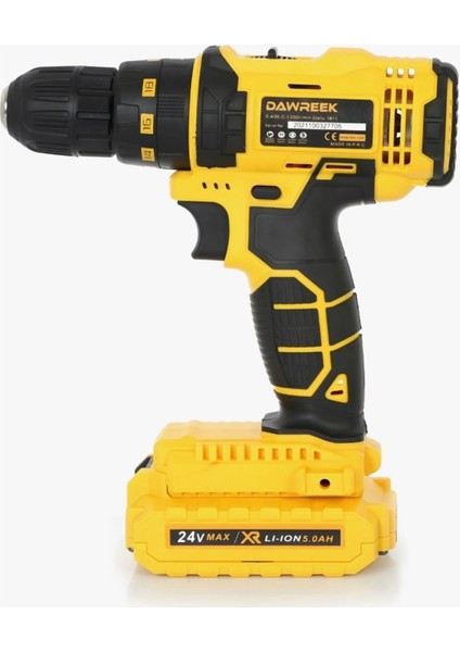 24 Volt Çift Bataryalı Şarjlı Matkap