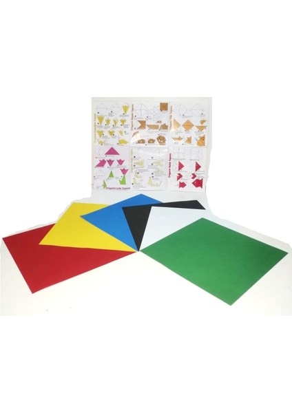 Hayal Origami Kağıt Seti 20*20 cm özel set 24 adetli