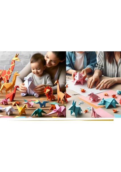 Hayal Origami Kağıt Seti 20*20 cm özel set 24 adetli