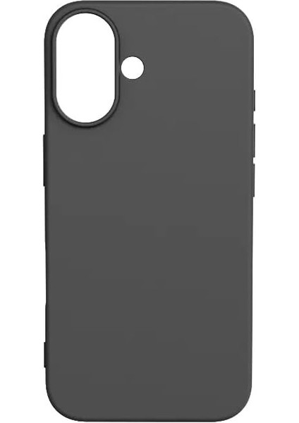 Giyim & Aksesuar iPhone 16 (6.1) Inç ile Uyumlu Içi Kadife Lansman Silikon Kılıf Full Kasa Koruma Sağlayan Kılıf (Siyah)