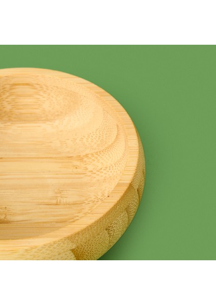 3'lü Yuvarlak Bambu Çerezlik Seti - Kahverengi - 9,5 cm fırsatları
