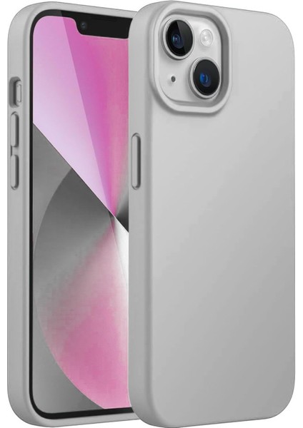 Giyim & Aksesuar Iphone 15 (6.1) Ile Uyumlu Içi Kadife Tam Uyumluluk Sağlayan Lansman Silikon Kılıf Şok Emici Full Kasa Koruma Sağlayan Kılıf (Gri)