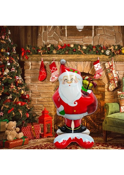 Noel Baba Ayakta Duran Folyo Balon Yeni Yıl Kutlama Dekor Süsleme Balonu fiyatları