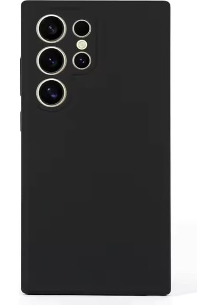 Giyim & Aksesuar Galaxy S22 Ultra (6.8) Inç ile Uyumlu Içi Kadife Kamera Korumalı Lansman Silikon Kılıf Ince Yapılı Tam Koruma Sağlayan Kamera Korumalı Kılıf (Siyah)