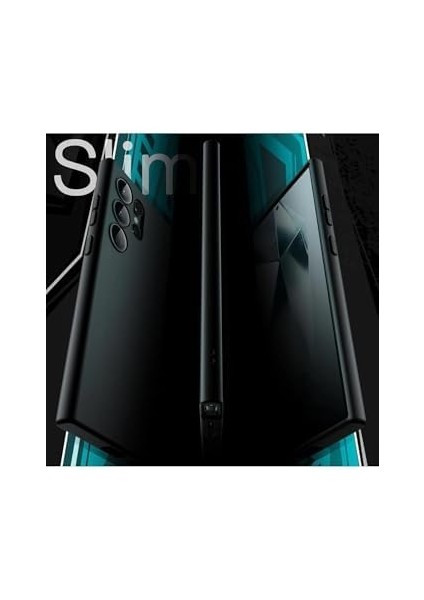Giyim & Aksesuar Samsung Galaxy S25 Ultra (6.8) Inç ile Uyumlu First Silikon Kılıf Ince Yapılı Tam Koruma Sağlayan Kamera Korumalı Kılıf (Siyah)