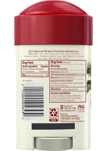 Sweat Defense Fiji Antiperspirant Stick Deodorant 73 gr