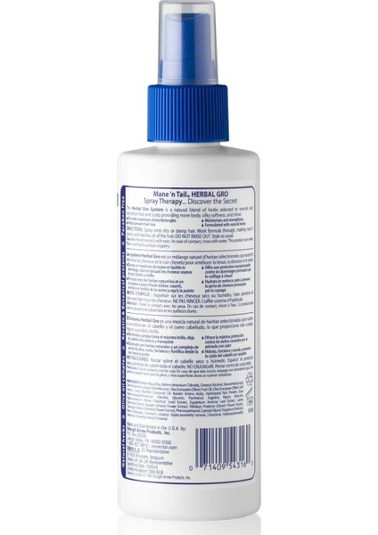 Herbal Gro Durulanmayan Saç Bakım Spreyi 178 ml