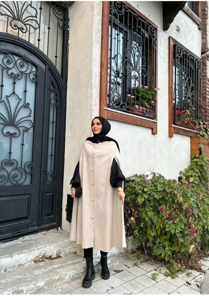 Kadın Kaşe Pelerin Panço fırsatları