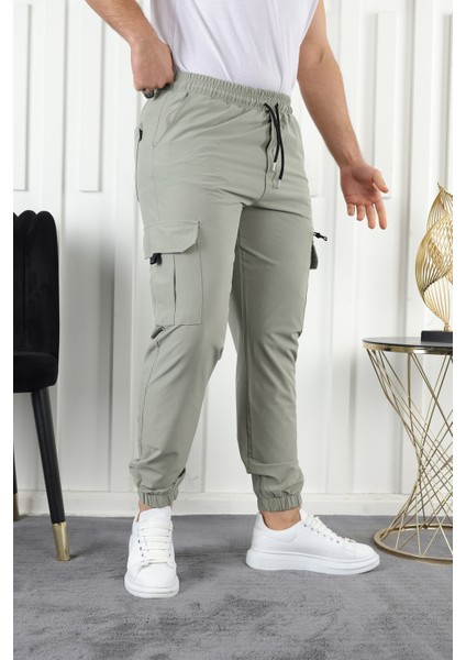 Paraşüt Kumaş Lastik Paça Fermuar Detaylı Jogger Pantolon modelleri
