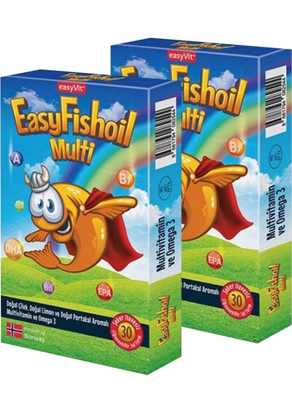 Easyfishoil Multi 30 Jel Tablet 2 Adet
