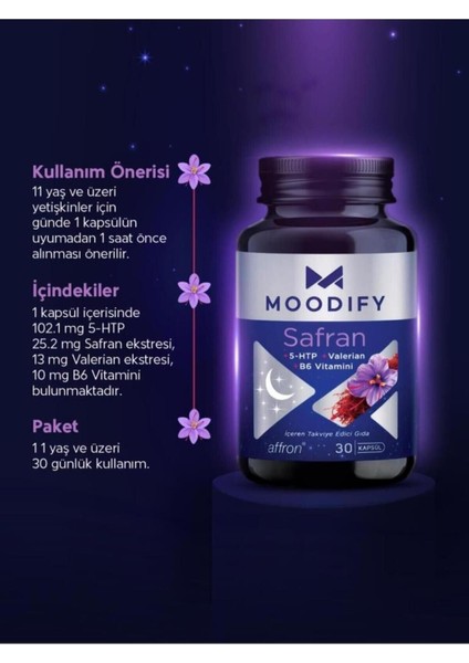 Moodify Safran 30 Kapsül
