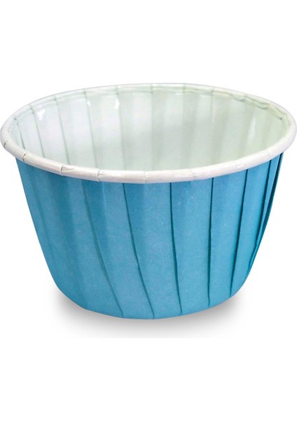 Mat Mavi Muffin Kek Kapsülü 50LI x 5 Paket - K11