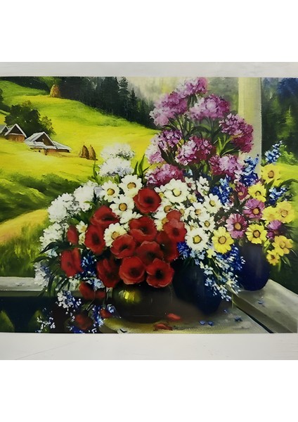 5d Yapışan Boncuk Goblen 30 x 40 cm Mozaik Tablo Pano 60343