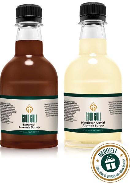 Karamel & Hindistan Cevizi Aromalı Kahve & Meyve Şurubu 2 x 300 ml