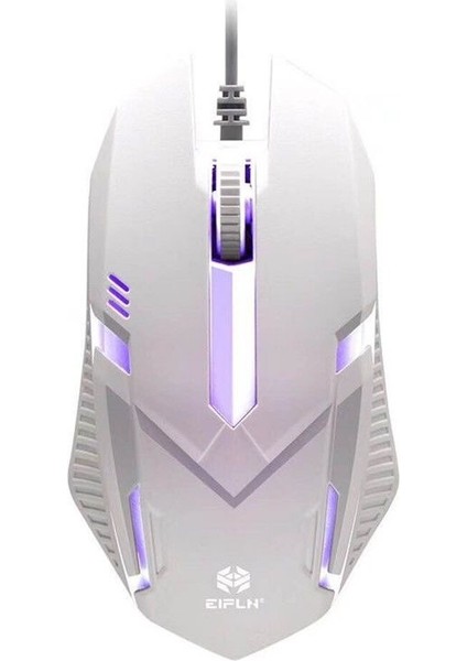 Kablolu Işık Yayan Fare USB Dizüstü Bilgisayar Masaüstü Bilgisayar Ofis Ev Yedi Renkli Arkadan Aydınlatmalı Fare (Yurt Dışından)