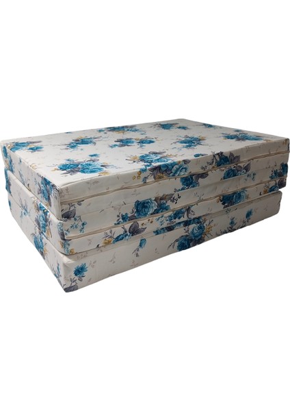 Katlanır Sünger Yatak -Katlanır Yatak Prm 0002 Turkuaz Gül fırsatları